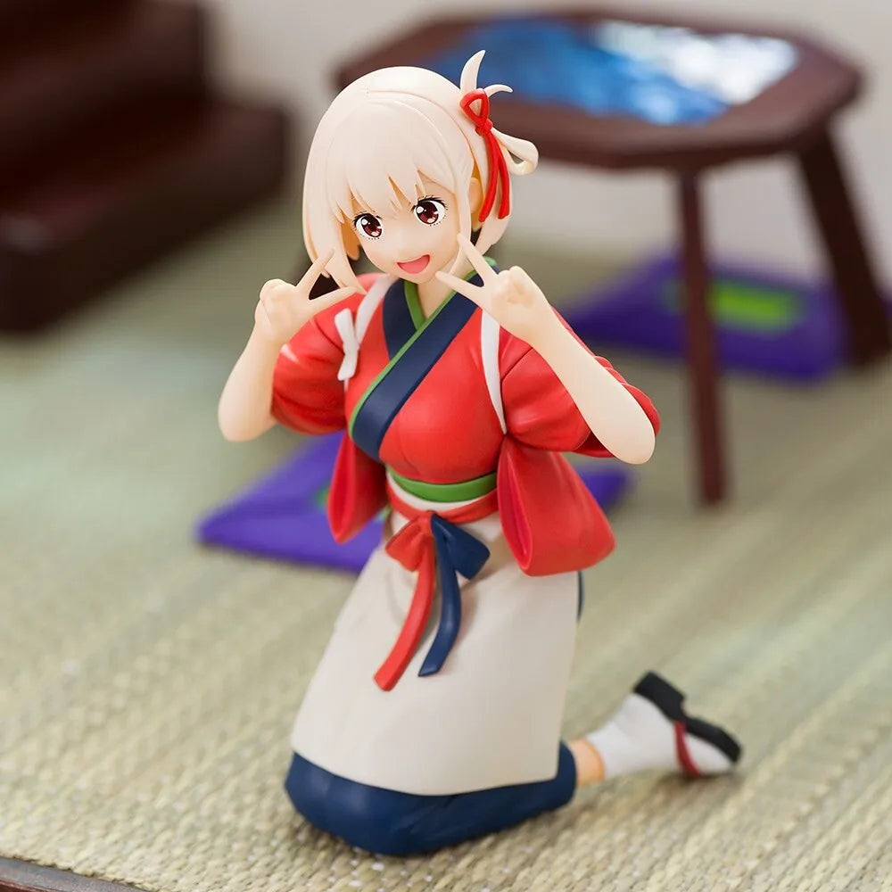 Judai Original SEGA Lycoris Recoil Inoue Takina Nishikigi Chisato Premium Chokonose PVC Action Figure Model Doll Toys