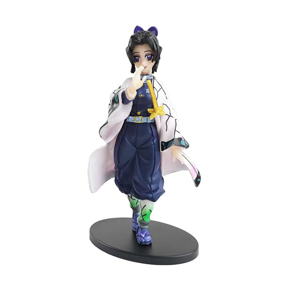 In Stock 16CM Anime Demon Slayer Kimetsu No Yaiba Figure Kamado Tanjirou Action Figure Agatsuma Zenitsu Nezuko PVC Model Toys