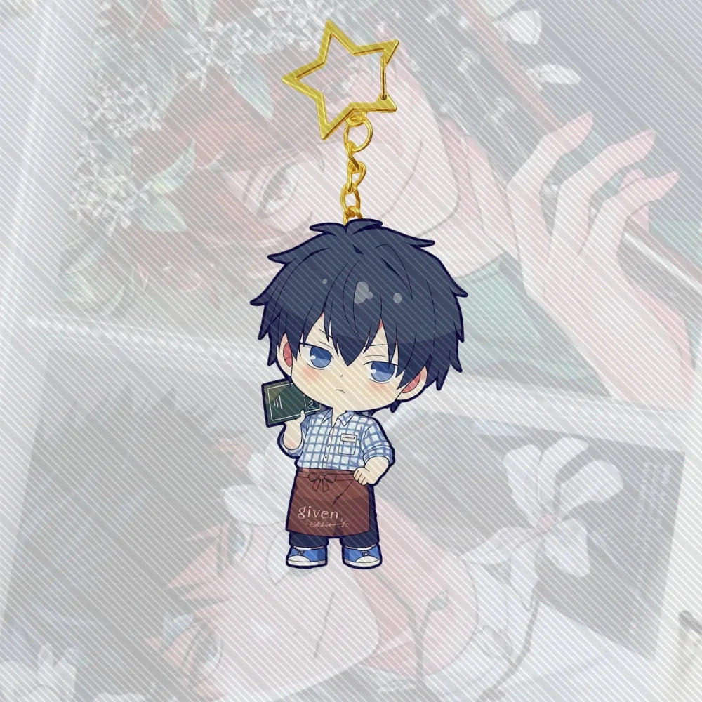6CM BL Anime given cute Acrylic Keychain Model Cosplay Characters Ornament Accessories Good Christmas Gifts