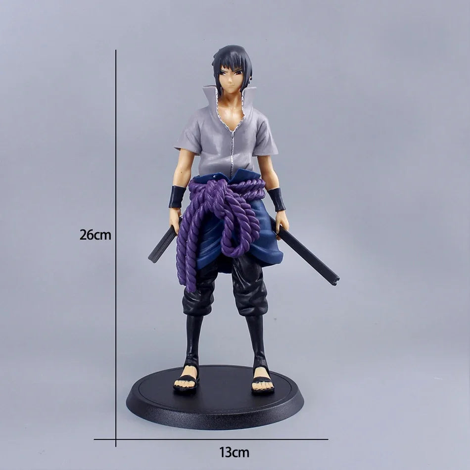 Animated character Naruto Uchiha Itachi Sasuke Pain Kakashi Naruto Shippuden action character set model children's toy gift