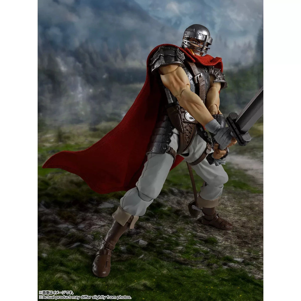 Original BANDAI S.H.Figuarts Berserk Guts Band of the Hawk Action Figure Toys PVC Model Collection Anime Joint Figurine Doll