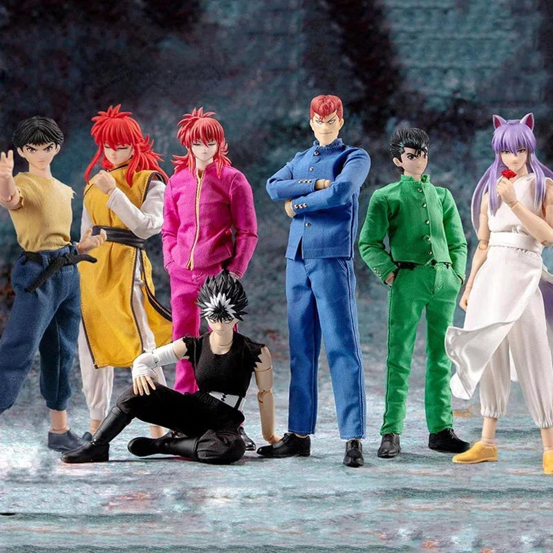 Dasin/Great Toys YuYu Hakusho Urameshi Yuusuke Yoko Kurama Jaganshi Hiei Kuwabara Kazuma SHF 1/12 PVC Model