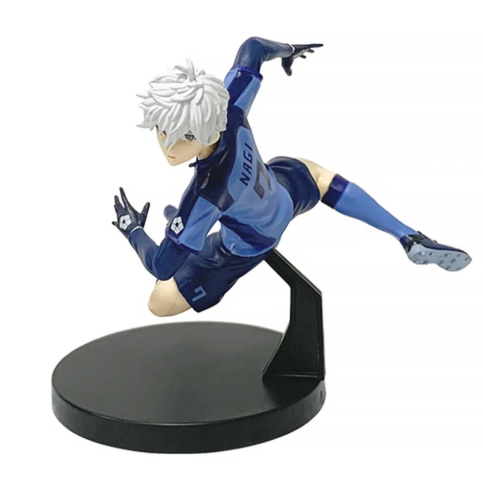 13CM Anime Figure BLUE LOCK Nagi Seishiro Rin Itoshi Action Figures Collection Model Figurine Doll Ornament Children Toy Gift