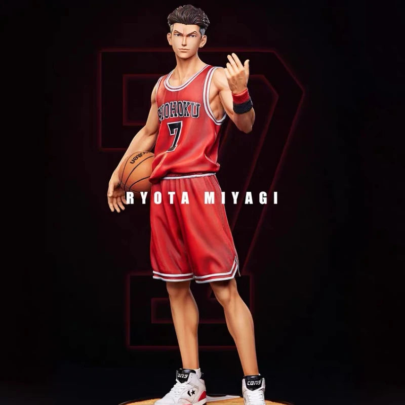 NEW Slam Dunk Anime Figure Sakuragi Hanamichi Kaede RukawBasketball Team Figurine Statue PVC Action Figure Collectible Model Toy