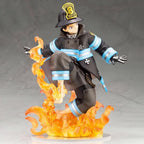 16CM Shinra Kusakabe Figure Anime Fire Force Special Effect Blood Desktop Doll Golf Model Toy Gift Collection Ornaments PVC