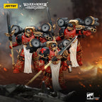 JOYTOY Warhammer 40k 1/18 Action Figures Anime 12.1cm Blood Angels Dawnbreaker Cohort Dawnbreaker Champion