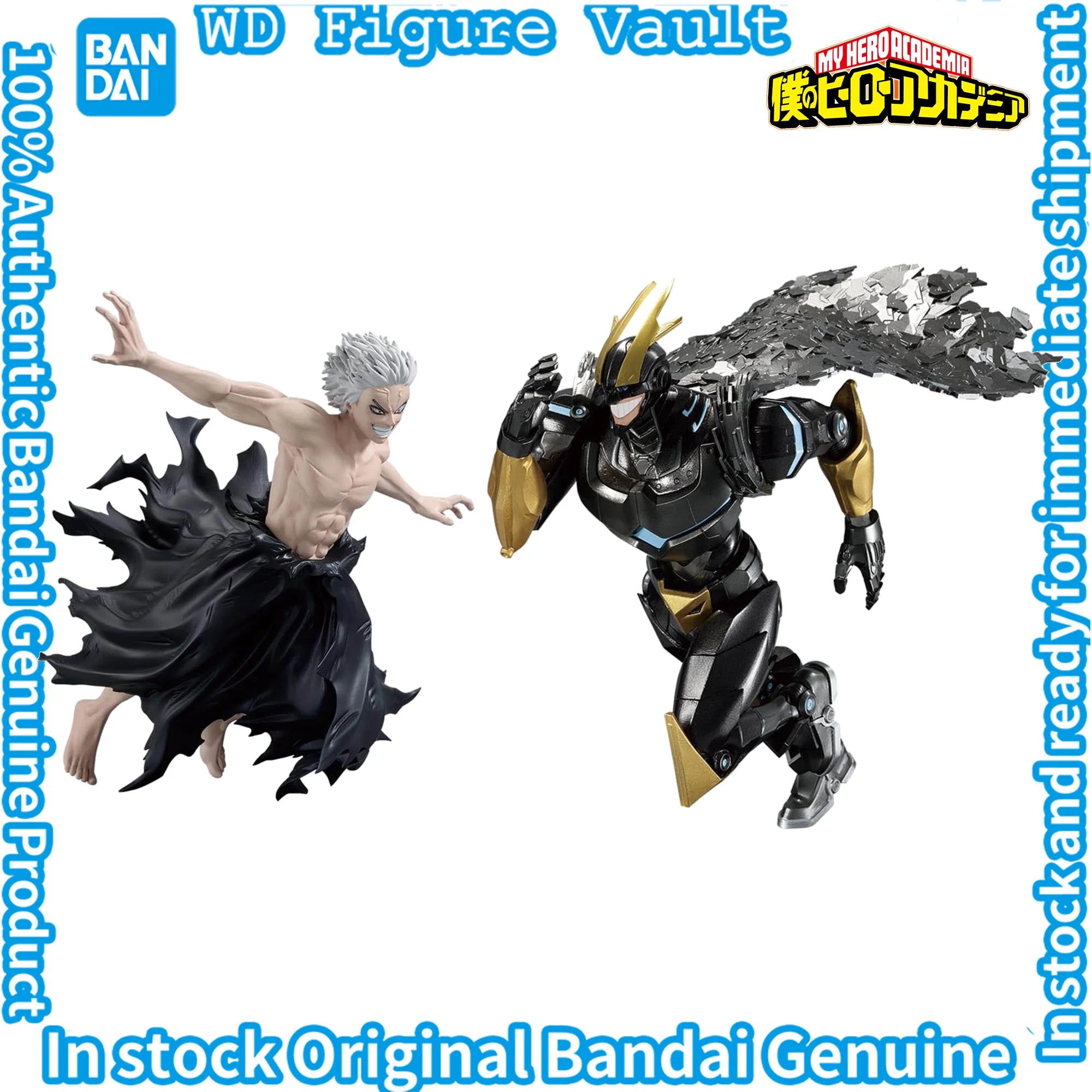 Original Bandai GiGO My Hero Academia Figure Izuku Midoriya Katsuki Bakugo  All For One All Might Figure Anime Model Toy