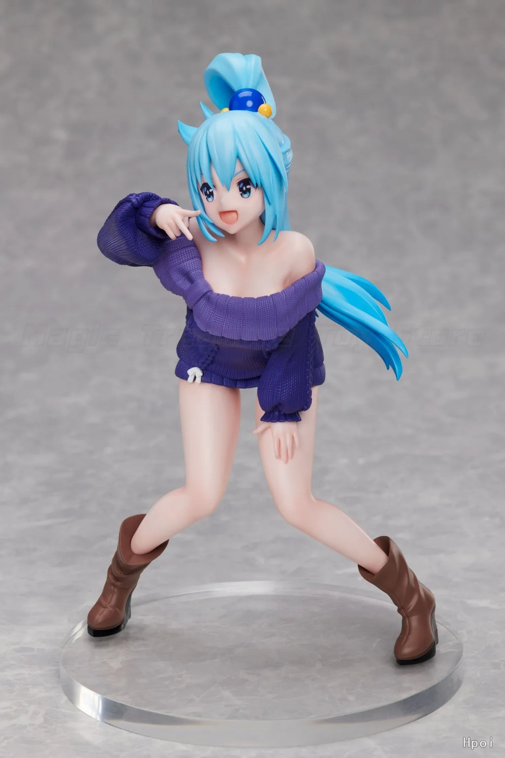 【In Stock 】Original ElCOCO KonoSuba:God's Blessing on This Wonderful World! Aqua 1/7 Scale Figures Anime Ornaments Gifts