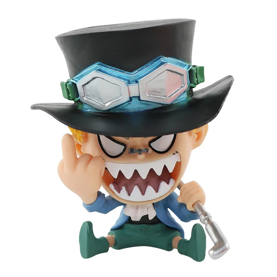 One Piece Anime Sitting Handsome Luffy Handsome PVC Model Blind Box Jobasolon Handsome Decoration Anime Periphery