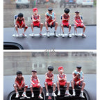 25 CM Anime SLAM DUNK Sakuragi Hanamichi PVC Action Figures Rukawa Kaede Akagi Takenori Mitsui Hisashi Collection Model Toys