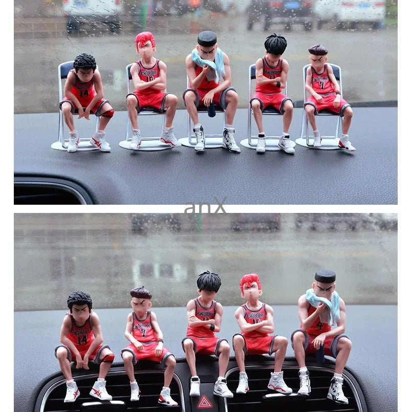 25 CM Anime SLAM DUNK Sakuragi Hanamichi PVC Action Figures Rukawa Kaede Akagi Takenori Mitsui Hisashi Collection Model Toys