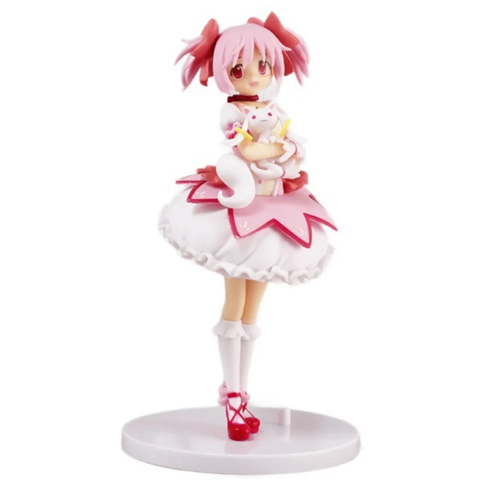 Anime Magikano 18cm Puella Magi Madoka Magica Figure PVC Model Doll Desktop Decoration Action Figurine Collecting Toys Kid Gifts
