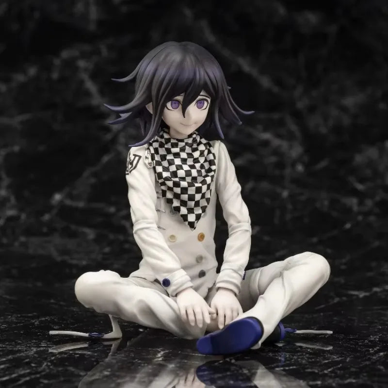 UC Original:Danganronpa Kokichi Oma sitting position 11cm PVC Action Figure Anime Figure Model Toy Collection Figure Doll Gift