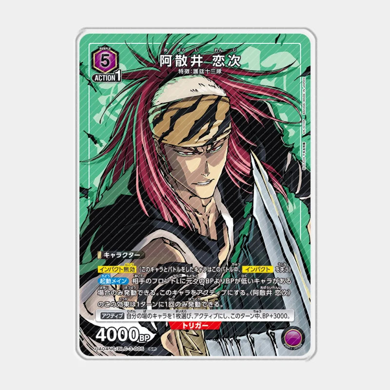 Acrylic Card UA Bleach Thousand-Year Blood War Kurosaki Ichigo Inoue Orihime Kuchiki Rukia Cards Anime Game Collection Toys Gift