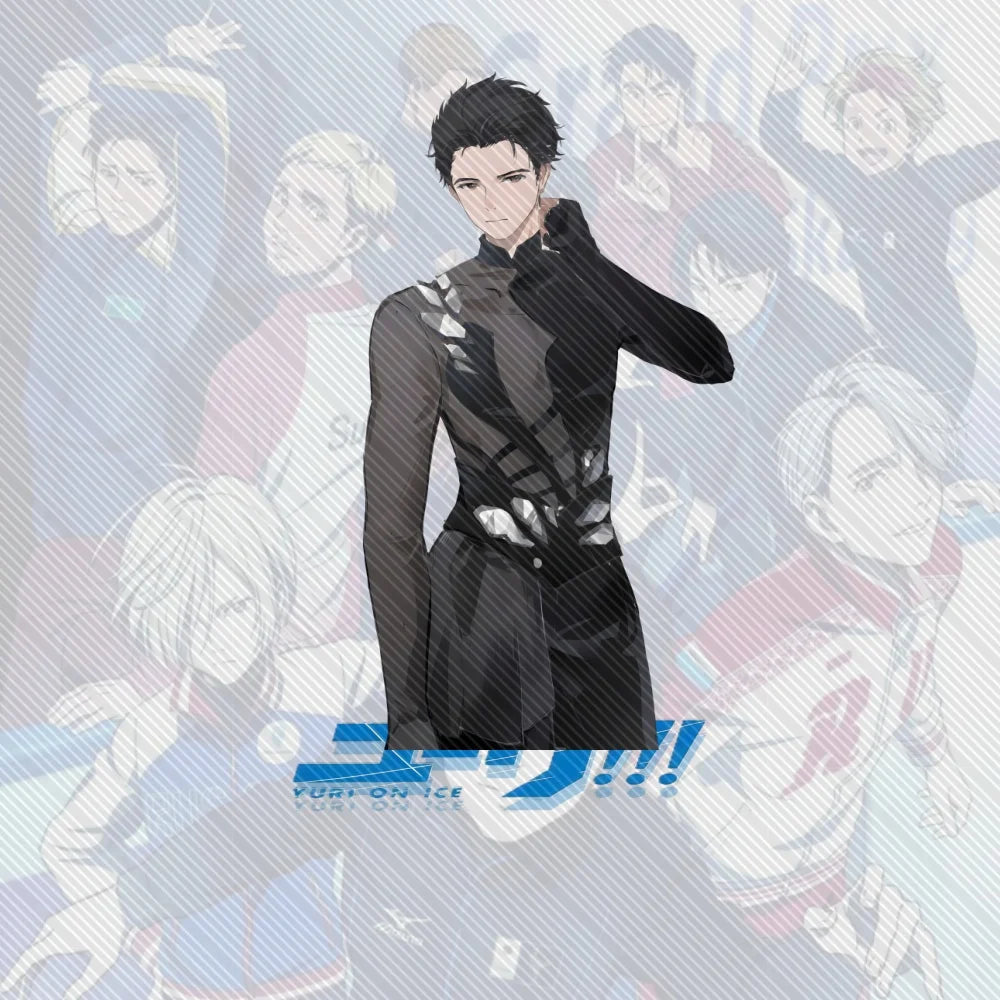 15CM Anime Yuri on Ice Acrylic Stand Model Cosplay Charm Characters Ornament Accessories Goods Collection Christmas Gifts