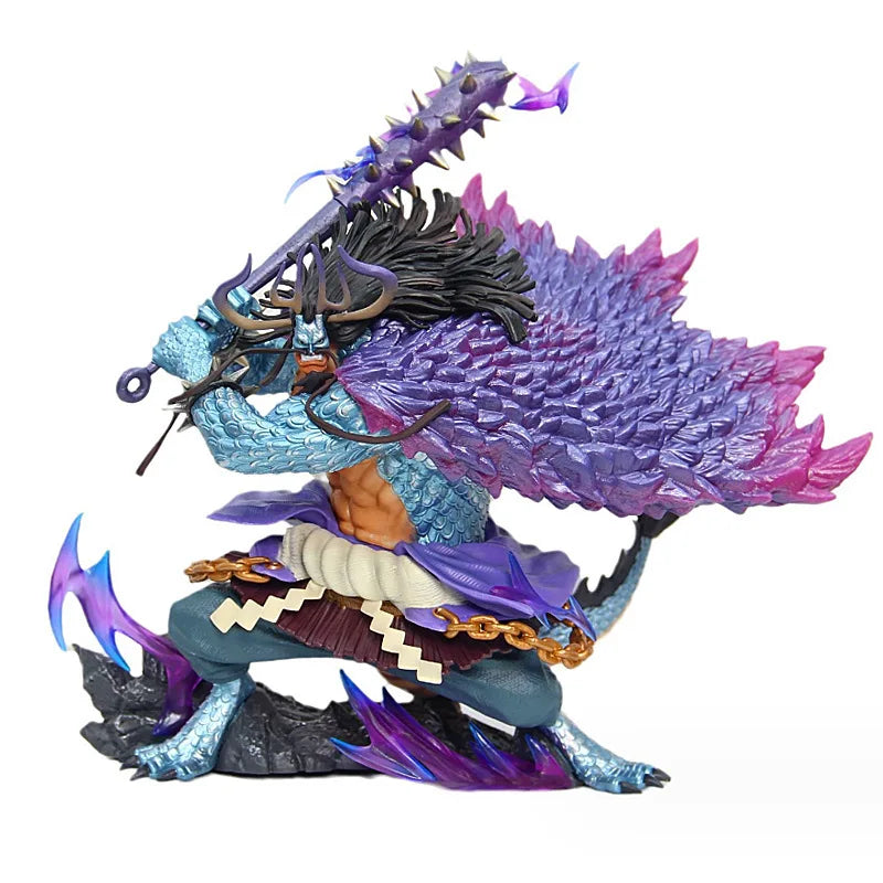 30cm One Piece Kaido Four Emperor Beasts Pirates Anime Figure Model Statue Boys Collection Desktop Decoration Ornament Toys Gift