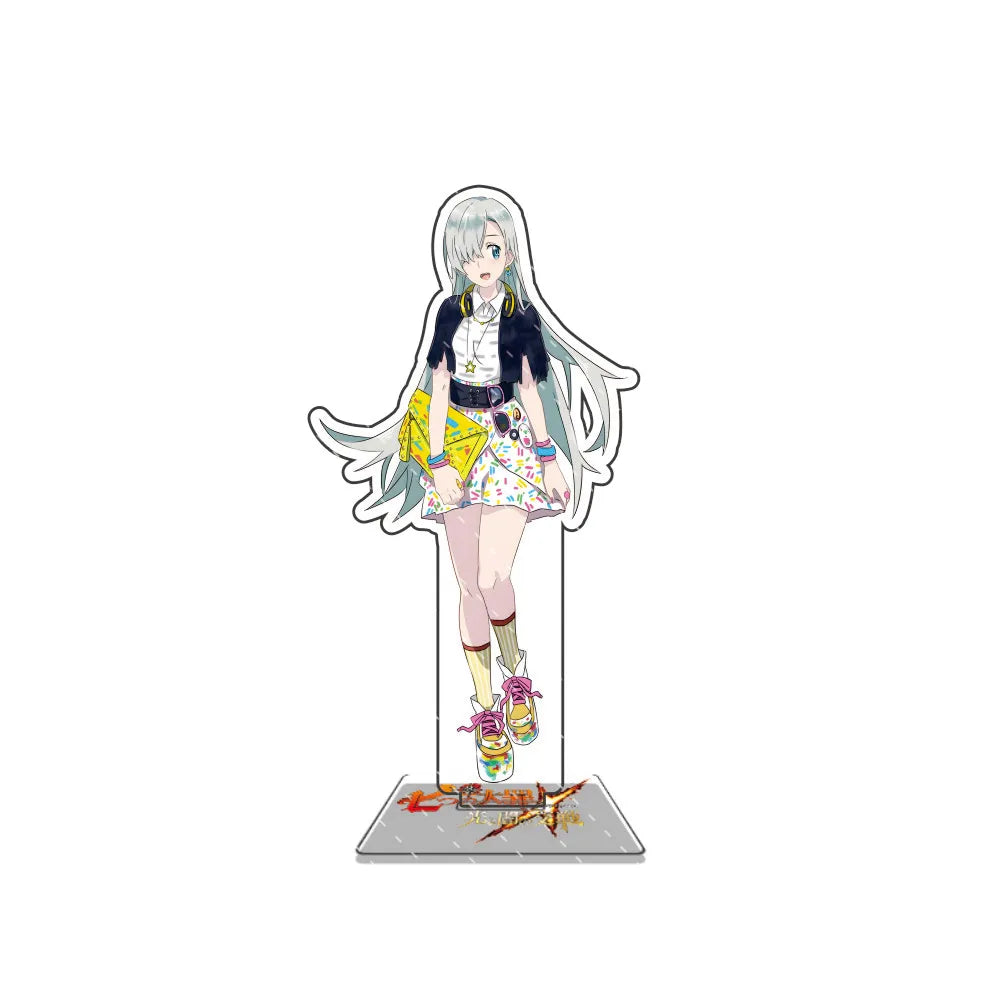 Anime The Seven Deadly Sins 15cm Acrylic Stand Model Figure Cosplay Plate Holder Topper Fans Christmas Desk Decor Gift
