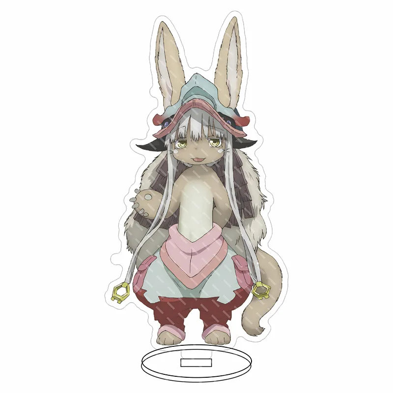 Made In Abyss Anime Acrylic Stand Model Figures Riko Nanachi Cosplay Creative Model Plate Desk Decor Cute Standing Sign Gifts