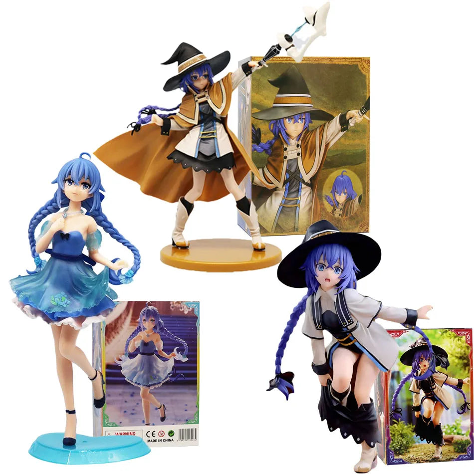 25cm Magician Roxy Migurdia Action Figure Mushoku Tensei：Jobless Reincarnation Anime Figure PVC Adult Collection Model Doll Toys