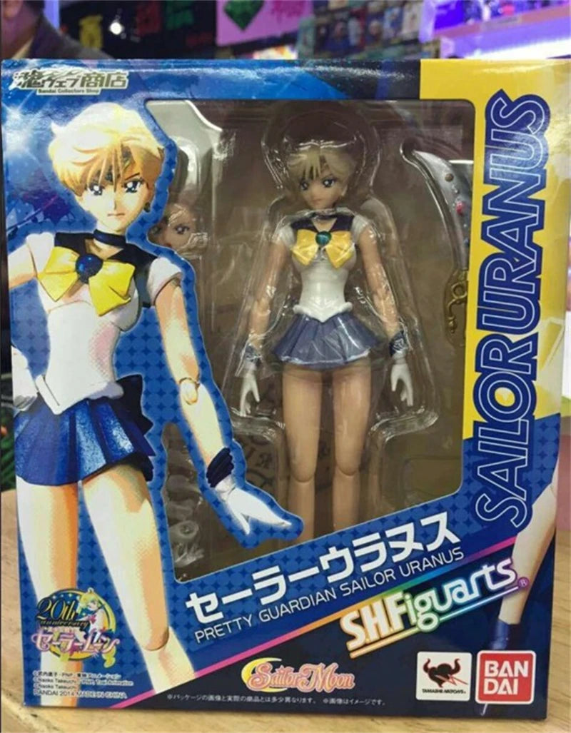 Anime Pretty Guardian Sailor Moon Tsukino Usagi Sailor Mercury Venus Jupiter Saturn PVC Action Figure Collectible Model Toy Doll