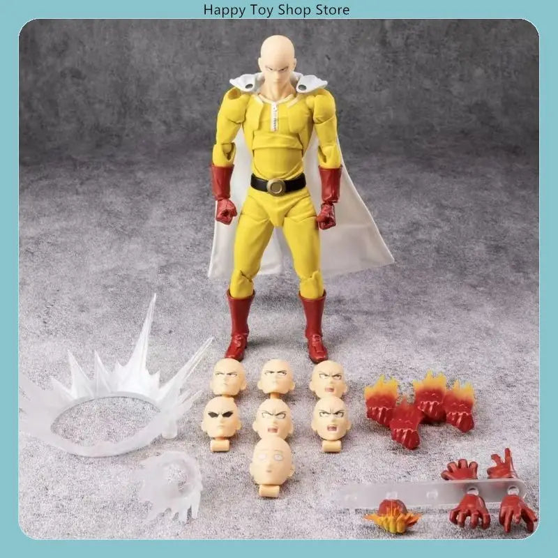 One Punch Man Saitama Special Edition Multiple Accessories Articulated Figure Anime Collection Gift