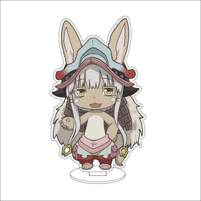 Anime Made in Abyss Acrylic Stand Ornaments Riko Reg Nanachi Prushka Figure Stand Halloween Gifts