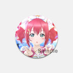 Anime Love Live! Brooch for Backpack Cartoon Figure Honoka Kousaka/Maki Nishikino Lapel Pins Badge Accessorie Clothes Decoration
