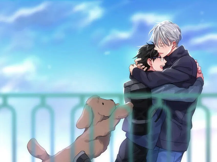 Victor Nikiforov Katsushige Yuuri diamond Painting Anime Wall Art  for Yuri on Ice Fans Home Decor Stylish Wall Decor