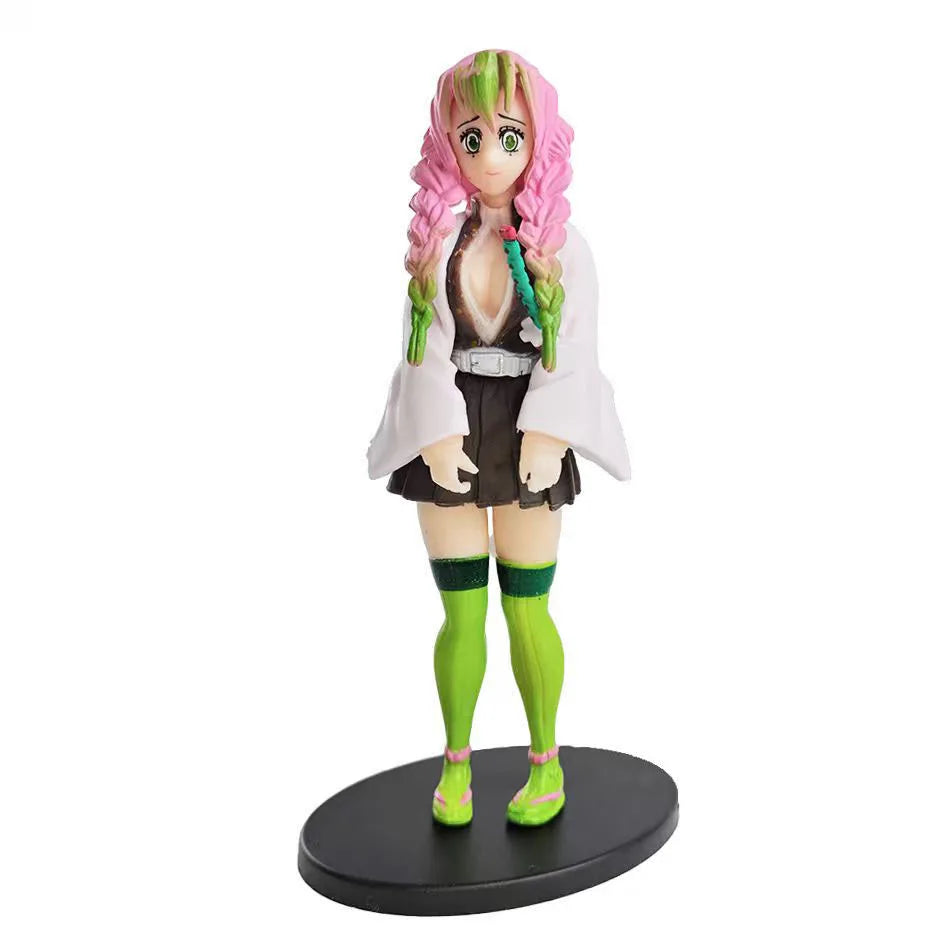 In Stock 16CM Anime Demon Slayer Kimetsu No Yaiba Figure Kamado Tanjirou Action Figure Agatsuma Zenitsu Nezuko PVC Model Toys