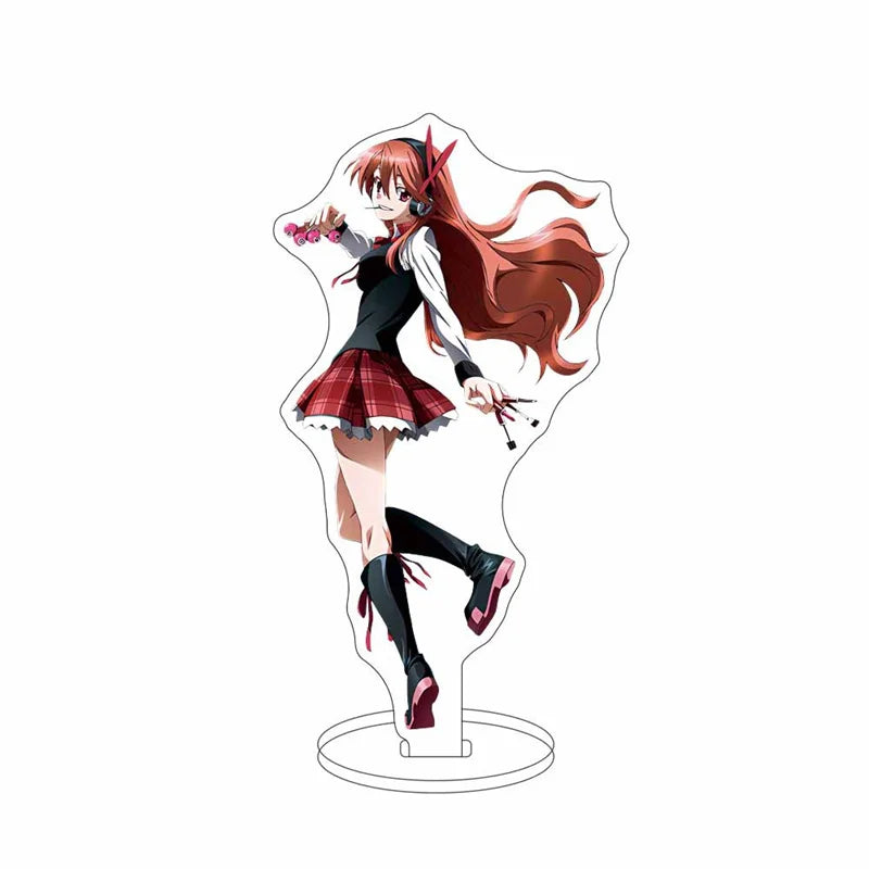 32PCS Anime Akame ga KILL Acrylic Stand Tatsumi/Mine/Leone/Lubbock Model Cosplay Characters Ornament Goods Collection