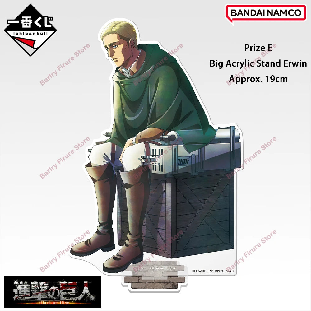 BANDAI Ichiban Kuji Attack on Titan I Will Finish the Beast Titan Levi Anime Figure In Stock Boxed Model Toys Holiday Gifts