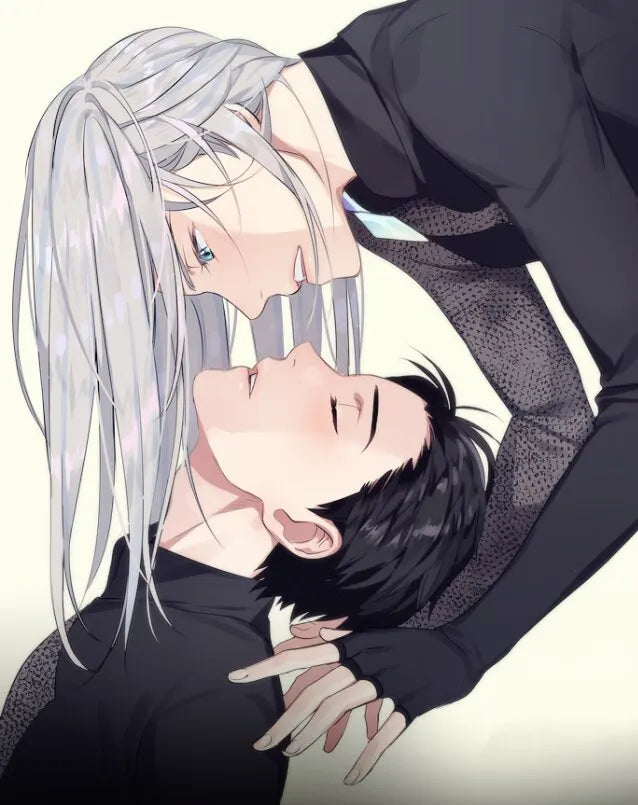 Victor Nikiforov Katsushige Yuuri diamond Painting Anime Wall Art  for Yuri on Ice Fans Home Decor Stylish Wall Decor