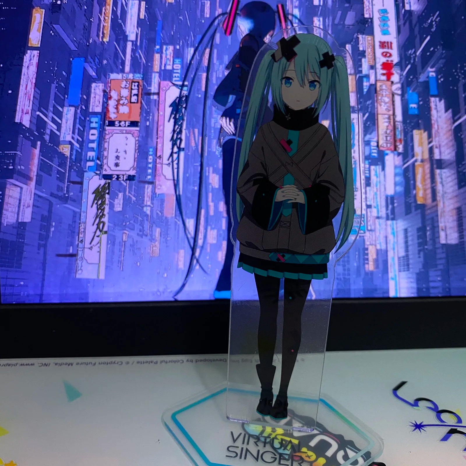 Anime Project Sekai Yoisaki Kanade Asahina Mafuyu Akiyama Mizuki Shinonome Ena Acrylic Stand Model Desk Display Standing Figure