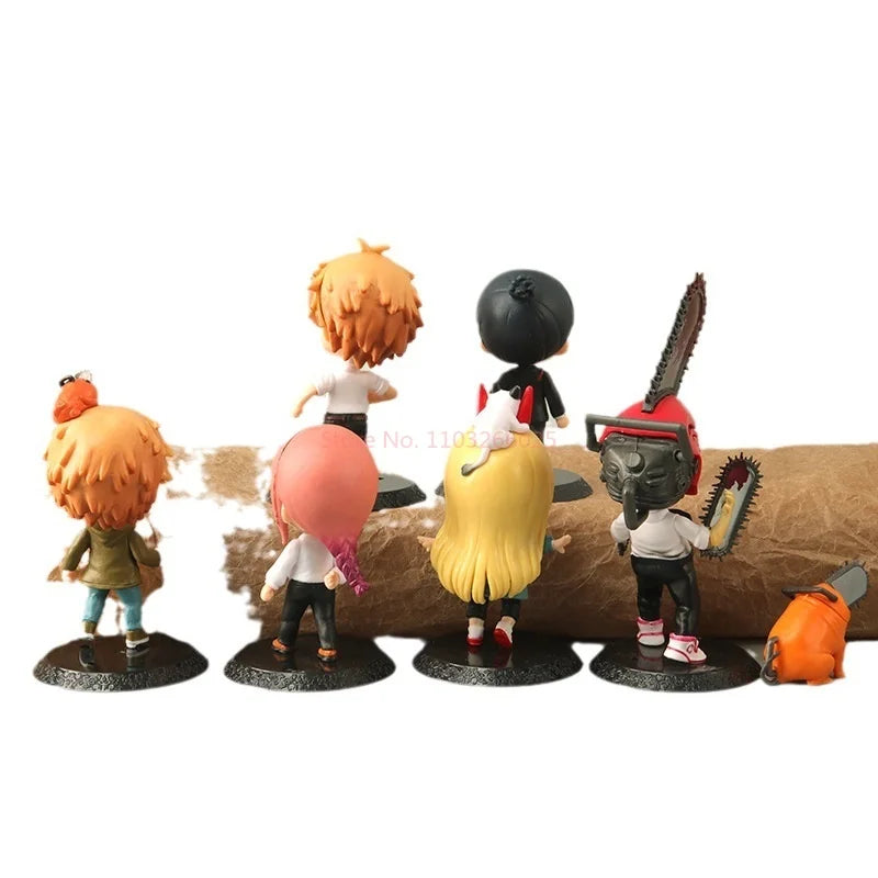 Chainsaw Man Figure 2d Anime Cartoon Chainsaw Dog Doll Toy Decoration Trendy Play Gift High Quality