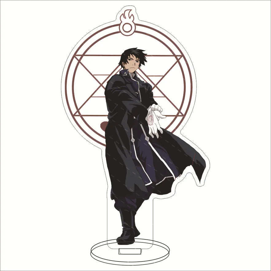 Anime Fullmetal Alchemist Acrylic Stand Action Figure PVC Desktop Stand Model Toy Christmas Gif