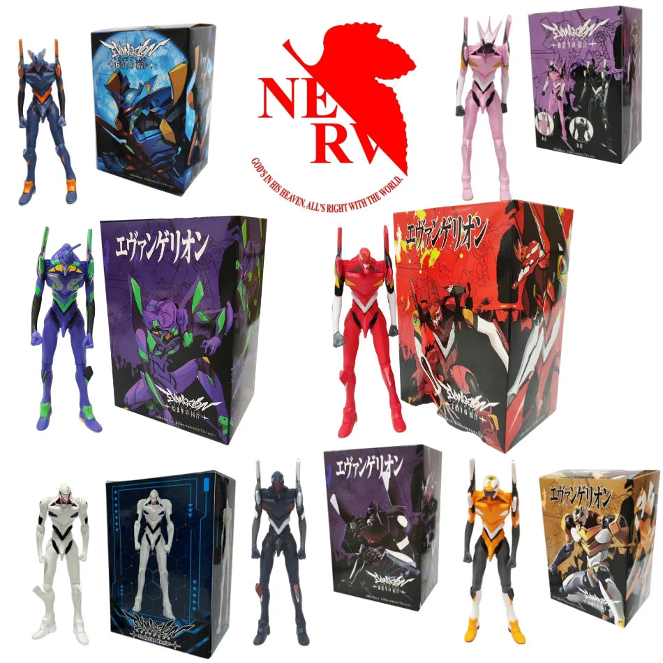 7 styles Anime Figure EVA Genesis Evangelion Unit-01 Ikari Shinji No.1 Joint mobility Mech Warrior Model Toys Birthday Gift