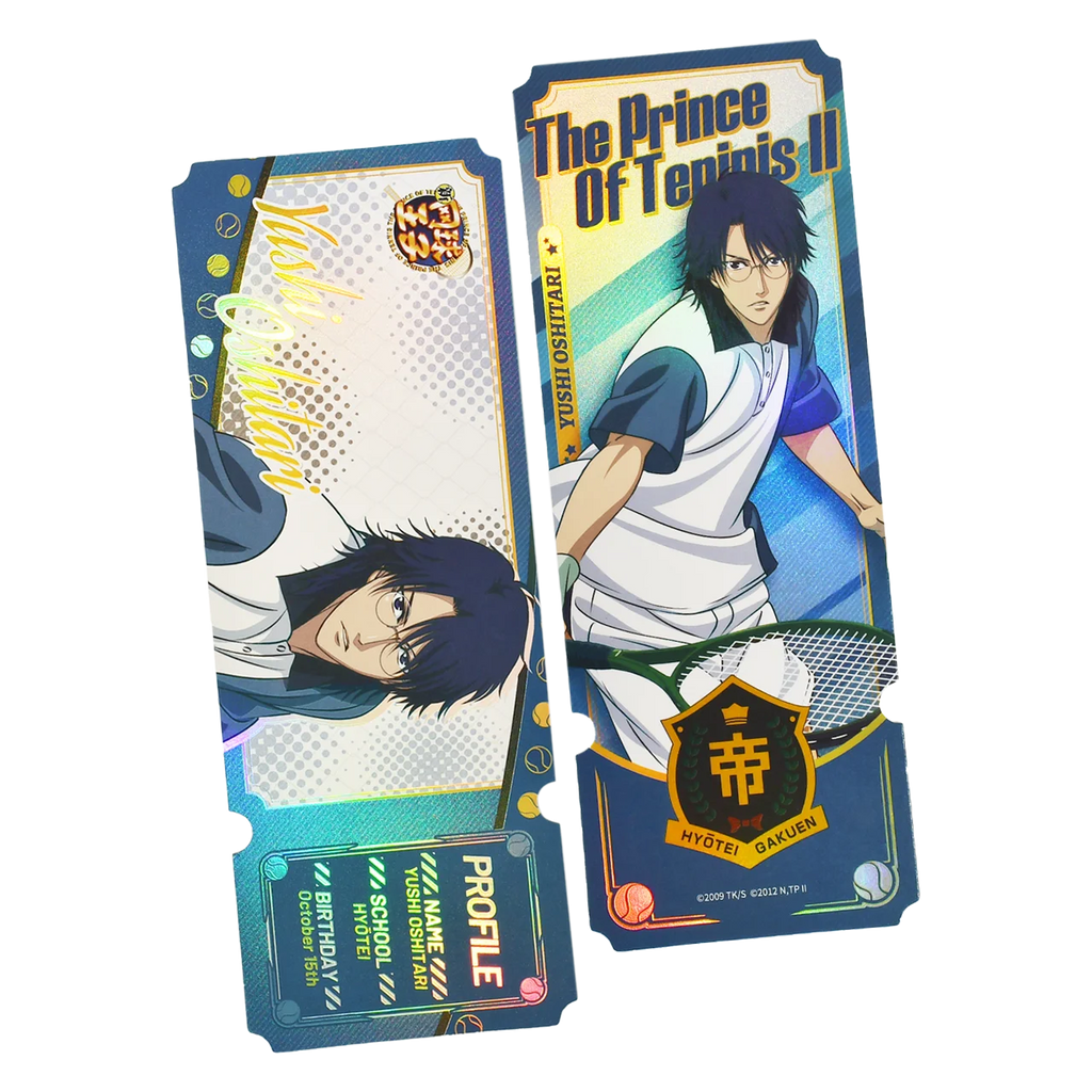 New Prince of Tennis Genuine Laser Ticket/Bookmark Collection Hobby Toys Echizen Ryoma Syusuke Fuji Atobe Keigo Kunimitsu Tezuka