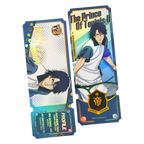 New Prince of Tennis Genuine Laser Ticket/Bookmark Collection Hobby Toys Echizen Ryoma Syusuke Fuji Atobe Keigo Kunimitsu Tezuka