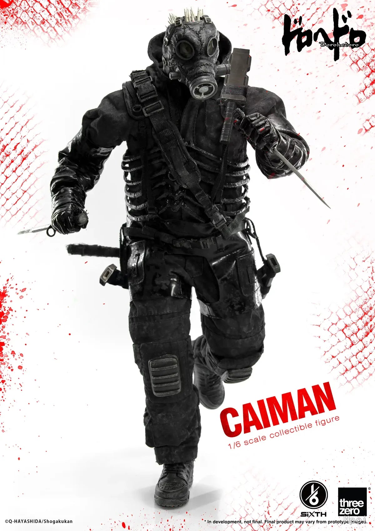 【Original】Threezero Dorohedoro CAIMAN 1/6 Scale Action Figure Model Toy