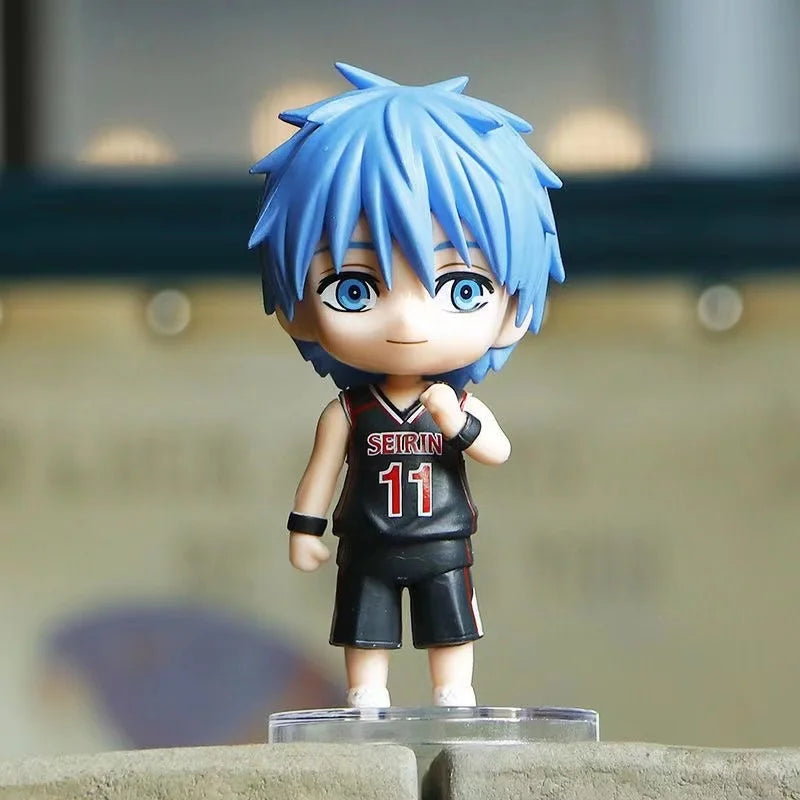 1 Buah Anime Kuroko's Basketball Action Figures Kuroko Tetsuya Kagami Taiga Statue PVC Model Basketball Team Collection Kid Toy