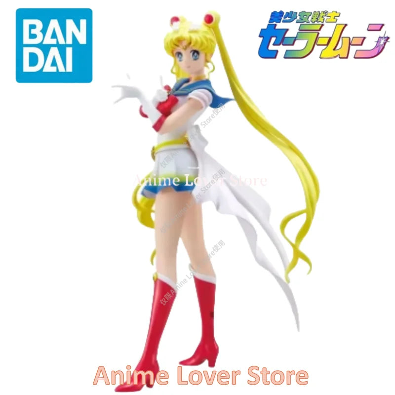 In Stock Original Bandai Banpresto Sailor Moon Glitter Glamours Tsukino Usagi Action Figures Toys Collectible Model Ornaments