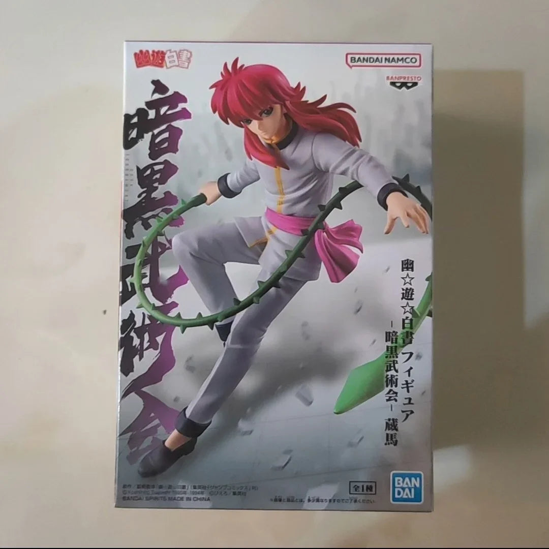Bandai in Stock Original BANPRESTO YuYu Hakusho Anime -Dark Tournament Kurama- Action Figures Toys Collectible Model Gifts Kids