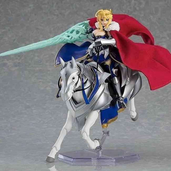 Fate/stay night Anime Figure Altria Pendragon Action Action with Armored Warhorse Figma 568 Dx Figurine Collection Ornament Gift