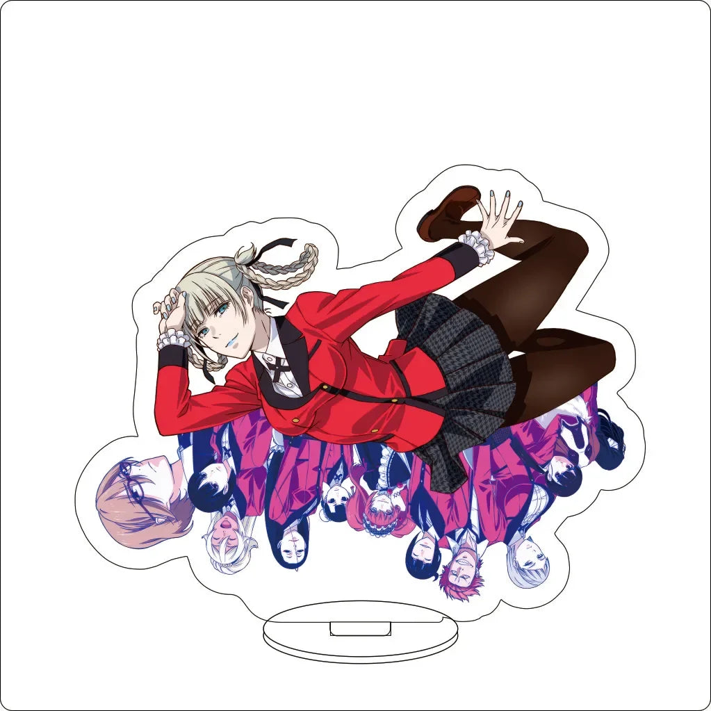 Anime Kakegurui Acrylic Stand Ornaments Momobami Kirari Saotome Meari Ryōta Suzui Jabami Yumeko Figure Stand Halloween Gifts