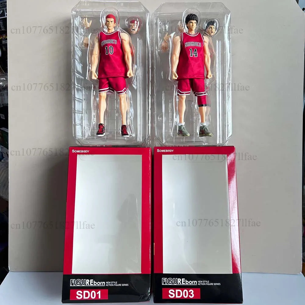 Slam Dunk Shohoku Basketball Player Rukawa Kaede Sakuragi Hanamichi Multiple Figure Eborn SD01 SD03 Action Figure Model Toys