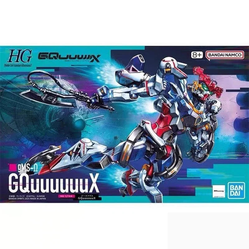 In Stock BANDAI HG 1/144 Gundam GQuuuuuuX GFreD Assembly Model Ver. Anime Action Figures Collection Toy