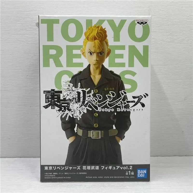 Bandai Tokyo Revengers Baji Keisuke Mitsuya Takashi Hanagaki Takemichi Anime Action Figures Collection Ornaments Figure Toy gift