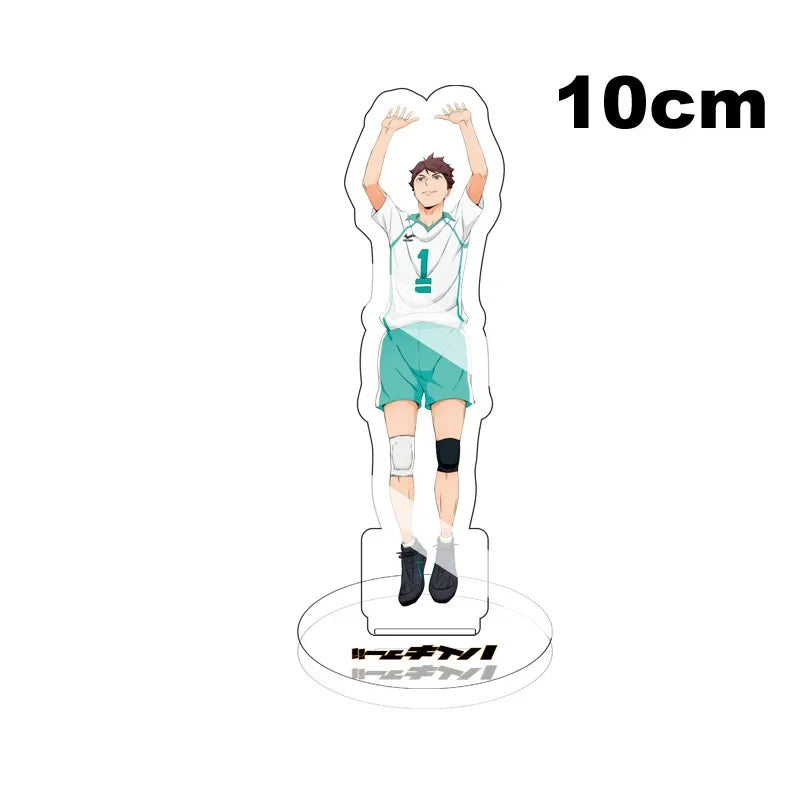 Haikyuu Volleyball Boys Figures Acrylic Stand, Hinata Shoyo, Kageyama, Tobio Desk Plate, Model Action Decor, Ornam, 10cm