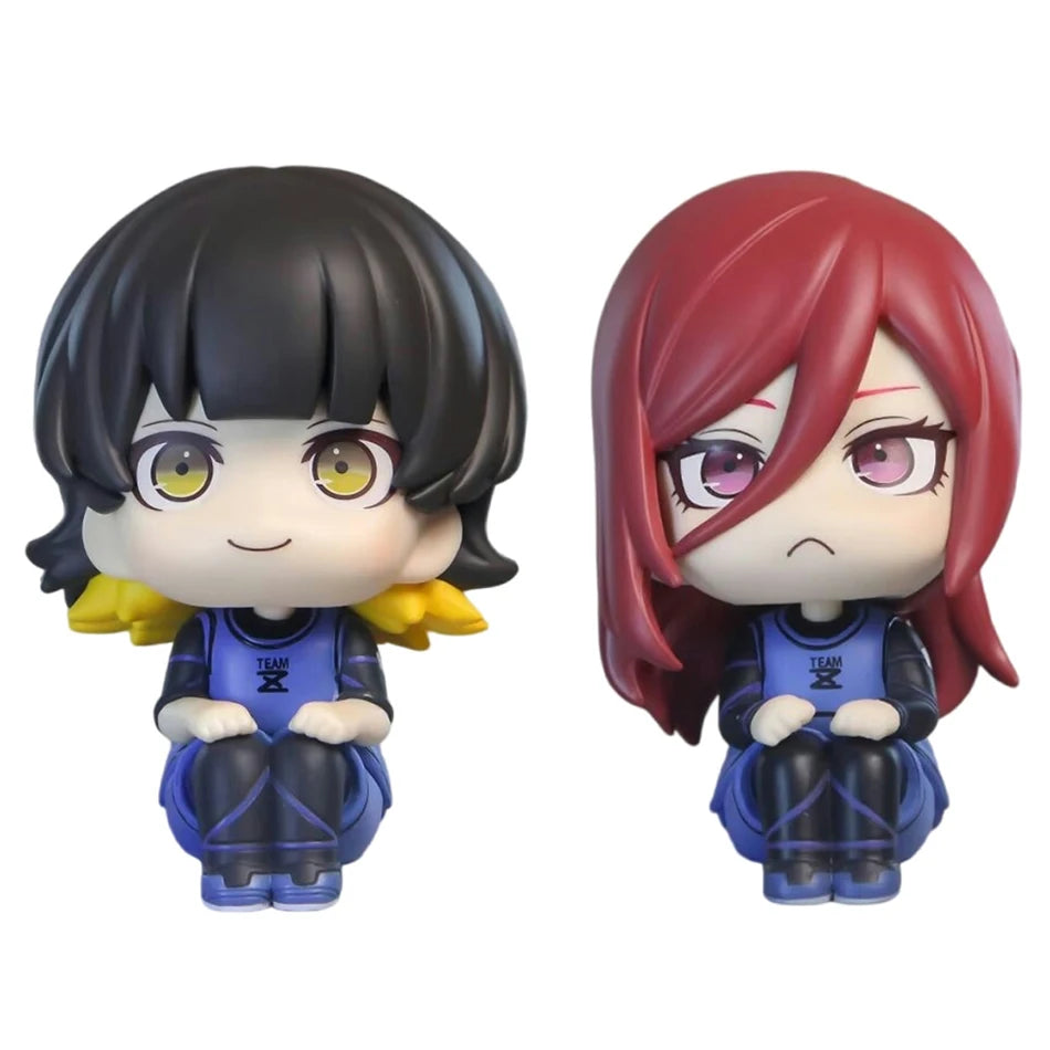 13CM Anime Figure BLUE LOCK Nagi Seishiro Rin Itoshi Action Figures Collection Model Figurine Doll Ornament Children Toy Gift