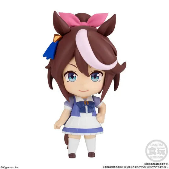 Bandai Original In Stock Uma Musume Pretty Derby Tokai Teio Golden Ship Teio Mejiro Mai Candy Toy2nd Wave Mini Figure Model Toys